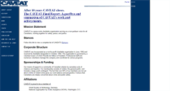 Desktop Screenshot of caveat.org